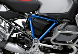 BFS 3345 BMW R1250GS Adventure 2019 Ice Grey Pyramid Frame Wrap Styling Kit Cobalt Blue 02