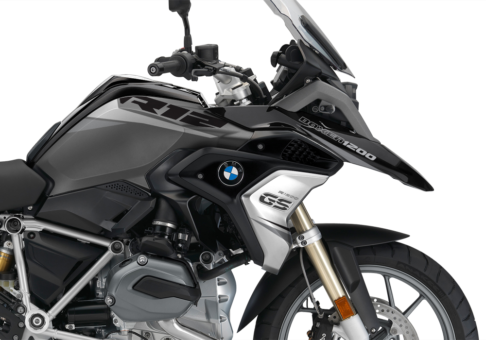 BKIT 3356 BMW R1200GS LC Black Storm Metallic Vivo Series Grey Variations Stickers Kit 02