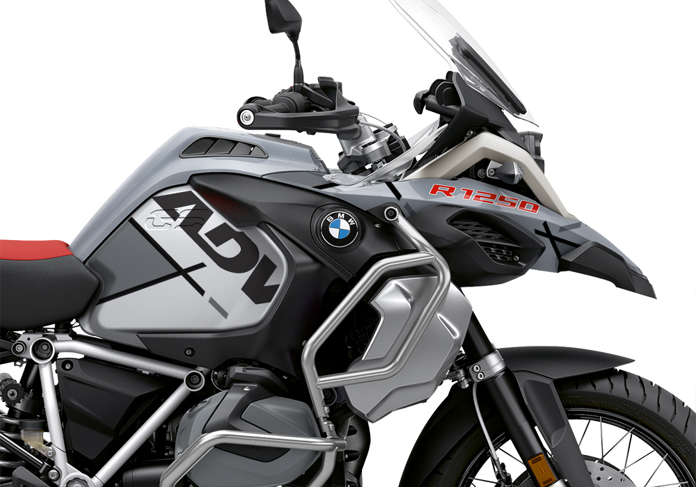 BKIT 3381 BMW R1250GS Adventure Ice Grey Vector Grey Stickers Kit 02
