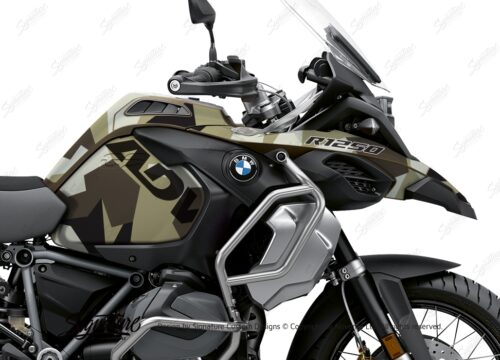 BKIT 3404 BMW R1250GS Adventure Style Exclusive M90 Green Camo Full Wrap 02 1