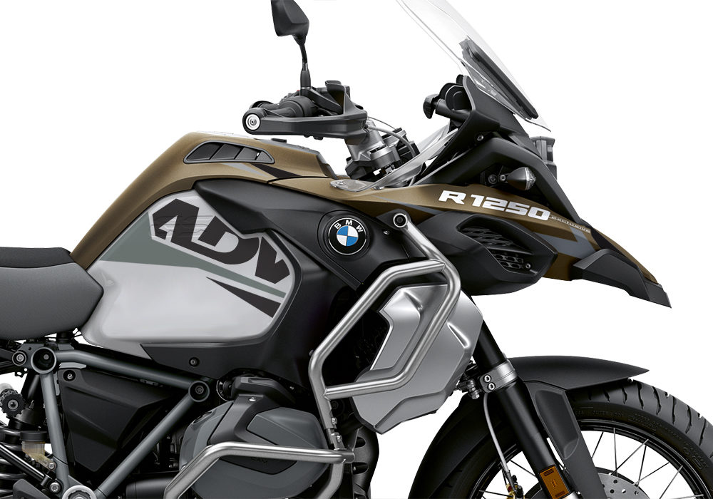 BKIT 3546 BMW R1250GS Adventure Style Exclusive Alive Grey Black Stickers Kit 02
