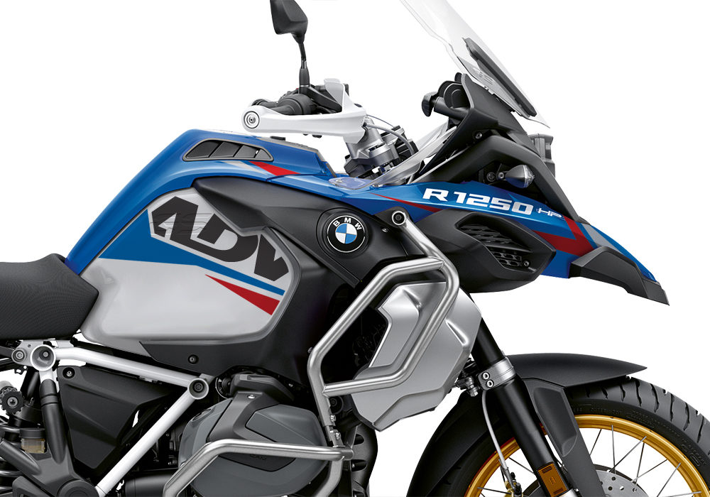 BKIT 3548 BMW R1250GS Adventure Style HP Alive Red Blue Stickers Kit 02