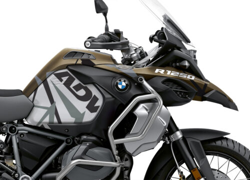 BKIT 3565 BMW R1250GS Adventure Style Exclusive Spike Grey Black Stickers Kit 02