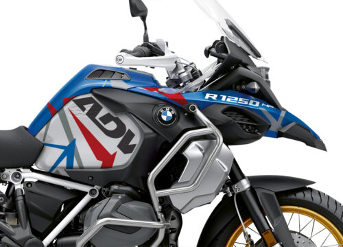 BKIT 3567 BMW R1250GS Adventure Style HP Spike Red Blue Stickers Kit 02