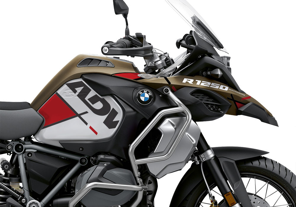 BKIT 3576 BMW R1250GS Adventure Style Exclusive Vector Red Stickers Kit 02