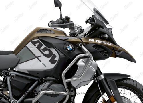 BKIT 3577 BMW R1250GS Adventure Style Exclusive Vector Grey Stickers Kit 02