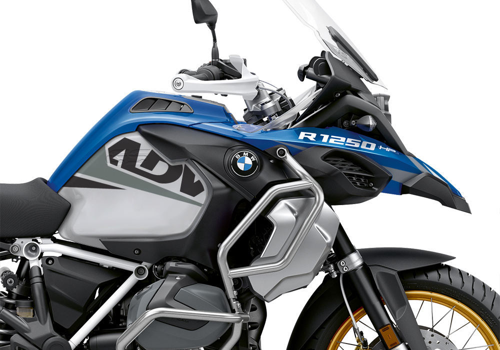 BKIT 3592 BMW R1250GS Adventure Style HP Vivo Grey Black Stickers Kit 02