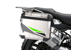 BSTI 3451 BMW R1250GS Adventure Pannier Alive Grey Fluo Green Stickers Kit 02