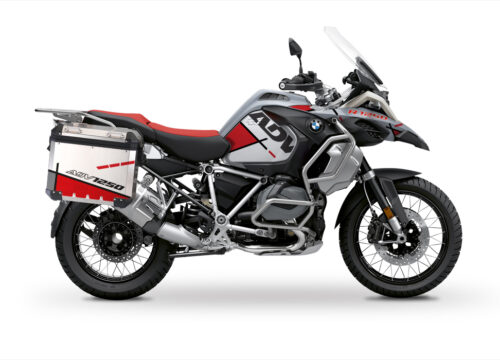 BSTI 3469 BMW R1250GS Adventure Pannier Vector Red Stickers Kit 01