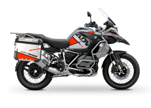 BSTI 3472 BMW R1250GS Adventure Pannier Vector Fluo Red Stickers Kit 01