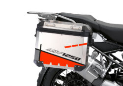 BSTI 3472 BMW R1250GS Adventure Pannier Vector Fluo Red Stickers Kit 02