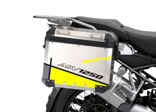 BSTI 3473 BMW R1250GS Adventure Pannier Vector Fluo Yellow Stickers Kit 02