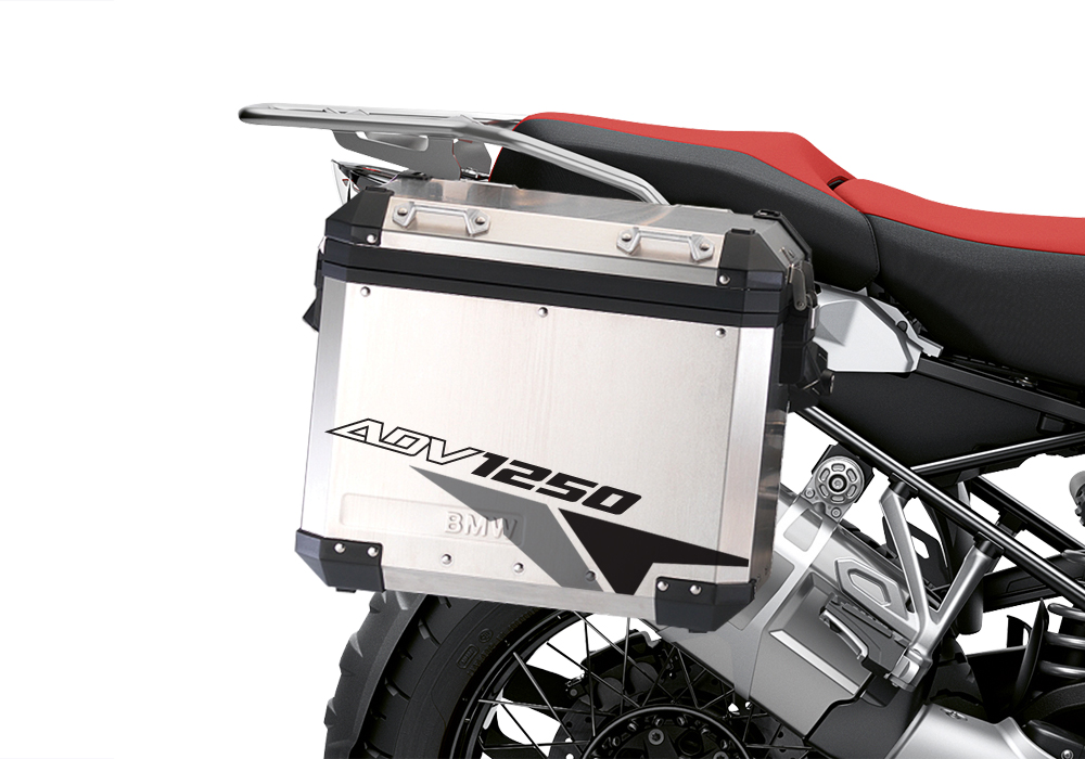 BSTI 3476 BMW R1250GS Adventure Pannier Velos Grey Black Stickers Kit 02