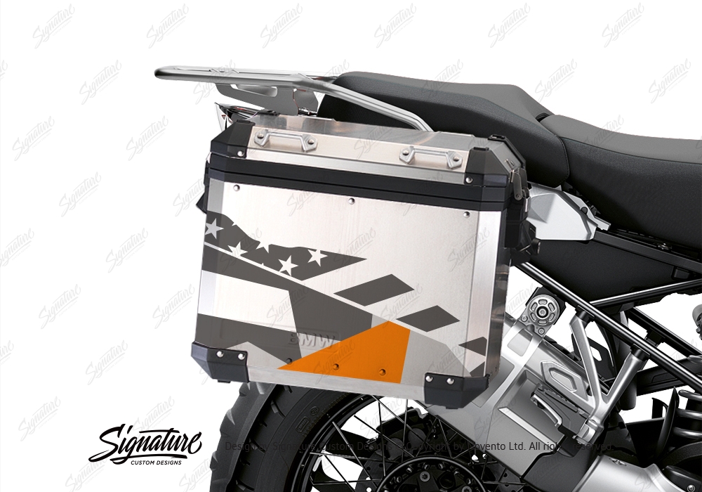 BMW R1200GS LC M90 Grey Camo Stickers Kit - Signature Custom Designs