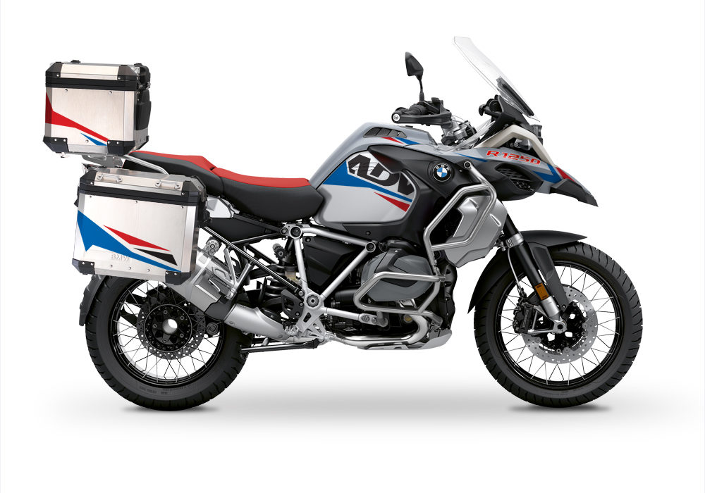 BSTI 3489 BMW R1250GS Adventure Top Box Alive Red Blue Stickers Kit 01