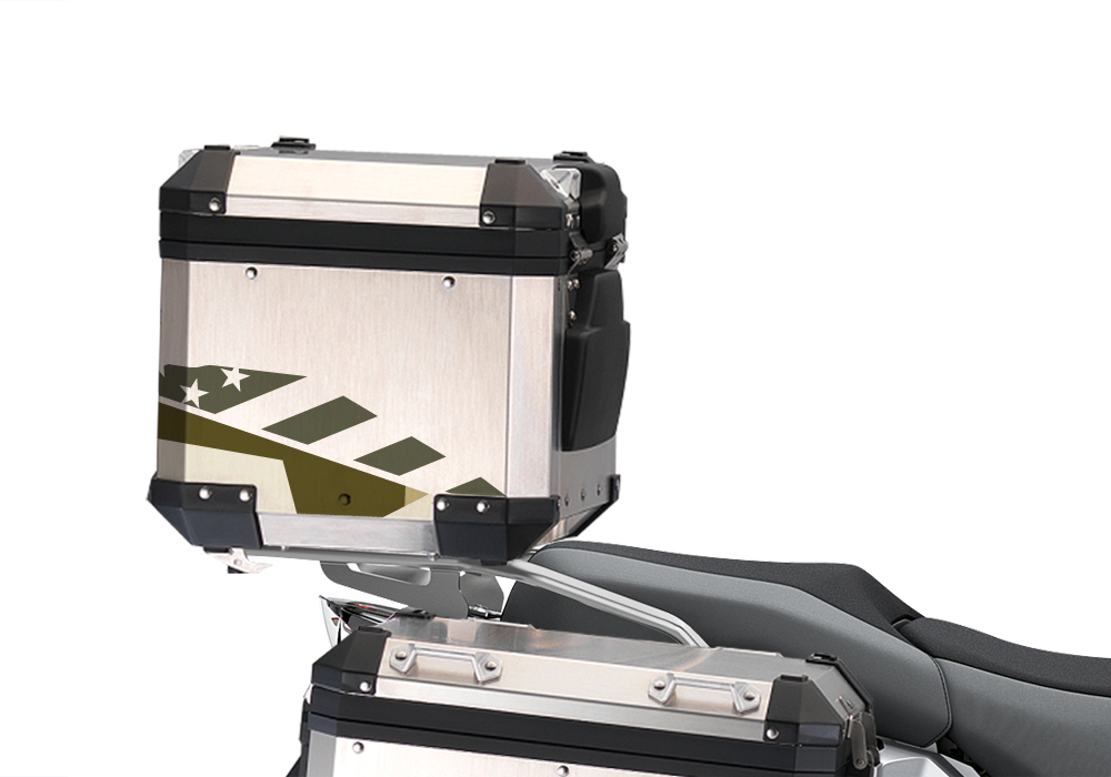 BSTI 3495 BMW R1250GS Adventure Top Box M90 Camo Military Stickers Kit 03