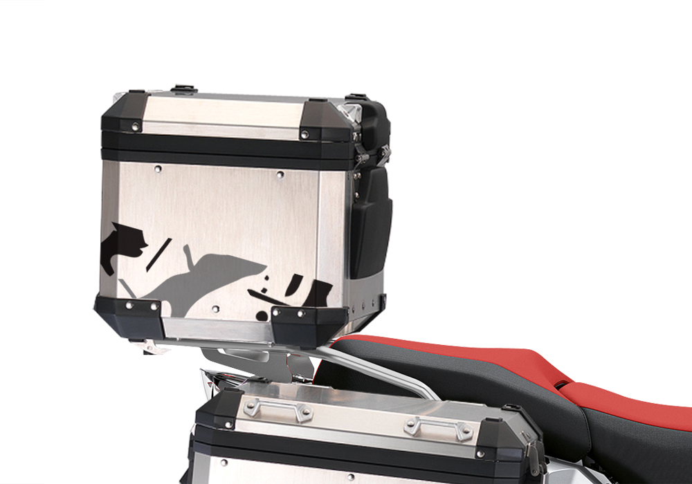 BSTI 3502 BMW R1250GS Adventure Top Box Safari Grey Black Stickers Kit 03