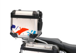 BSTI 3505 BMW R1250GS Adventure Top Box Safari Royal Blue Light Blue Fluo Red Stickers Kit 03