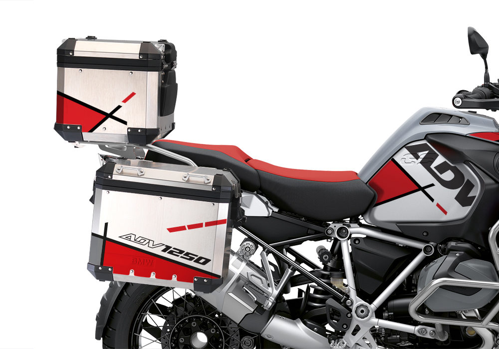 BSTI 3513 BMW R1250GS Adventure Top Box Vector Red Stickers Kit 02
