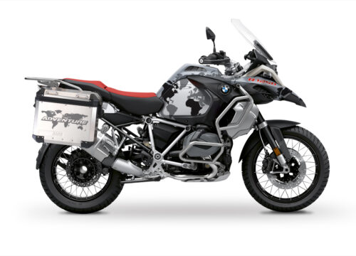 BSTI 3531 BMW R1250GS Adventure Panniers The Globe Grey Stickers Kit 01