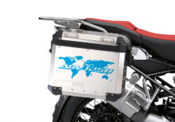 BSTI 3537 BMW R1250GS Adventure Panniers The Globe ADV1250 Light Blue Stickers Kit 02