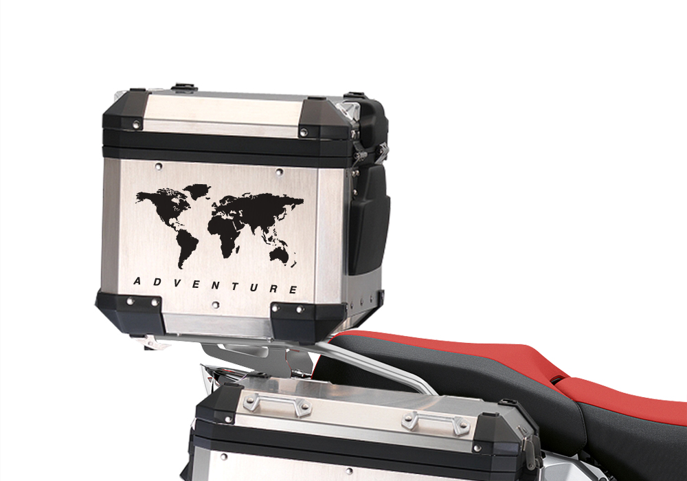 BSTI 3540 BMW R1250GS Adventure Top Box The Globe Black Stickers Kit 03