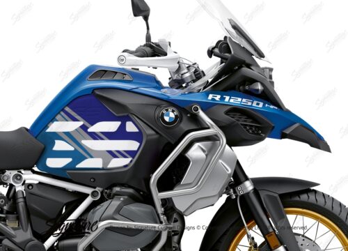 BSTI 3595 BMW R1250GS Adventure Style HP Anniversary Limited Edition Tank Stickers Blue Variations 02
