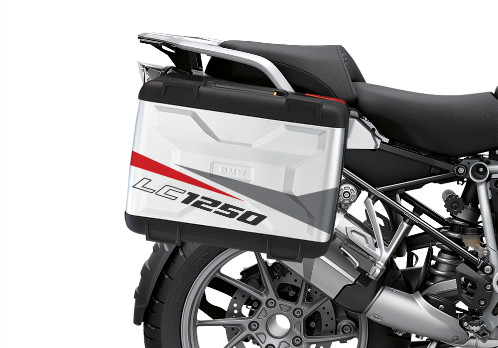 BSTI 3622 BMW R1250GS Vario Pannier Stingray Red Grey Stickers Kit 02