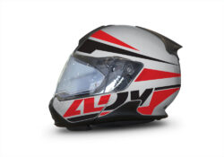 HEL 3430 BMW System 7 Silver Metallic Vivo Series Red Black Stickers Kit 01