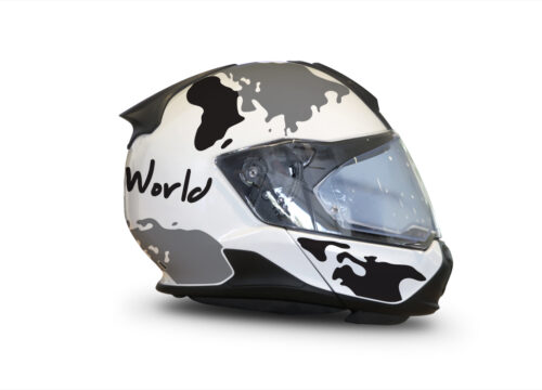 HEL 3435 BMW System 7 Light White The Globe Series Grey Black Stickers Kit 02