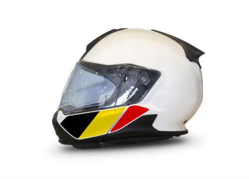 HEL 3445 BMW System 7 Light White The Flag Series Stickers Kit Belgium