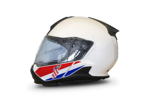 HEL 3445 BMW System 7 Light White The Flag Series Stickers Kit Croatia