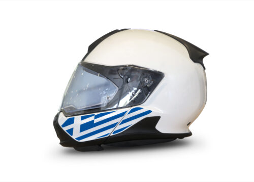 HEL 3445 BMW System 7 Light White The Flag Series Stickers Kit Greece