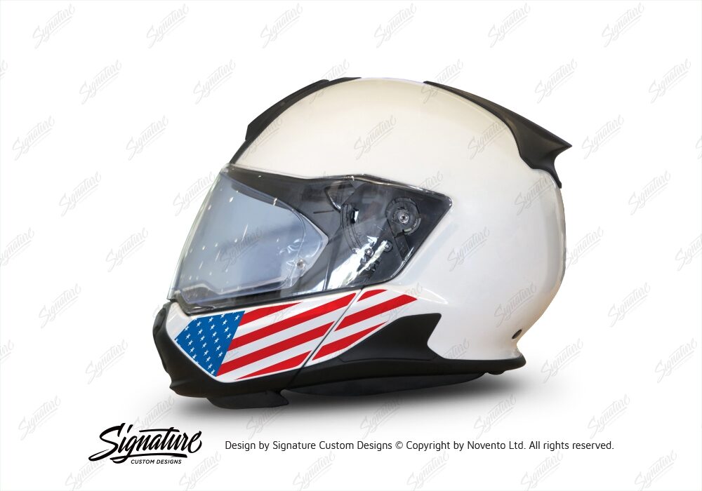 BMW System 7 Helmet Flag Series Stickers Custom Designs