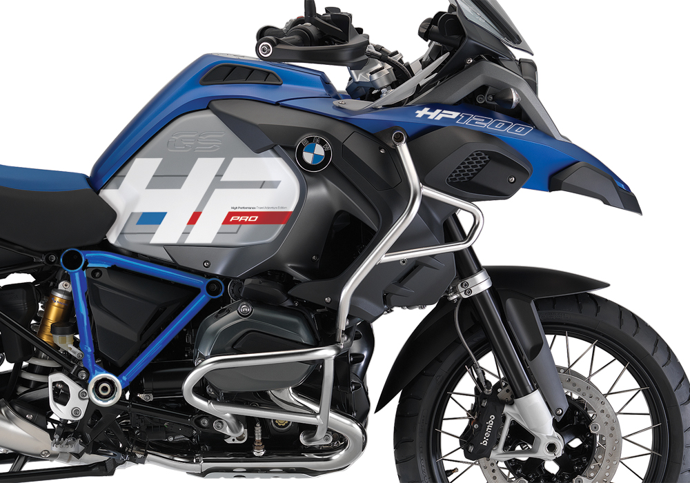 BMW R1200GS LC Adventure Racing Blue HP Edition With Pyramid & Panniers ...