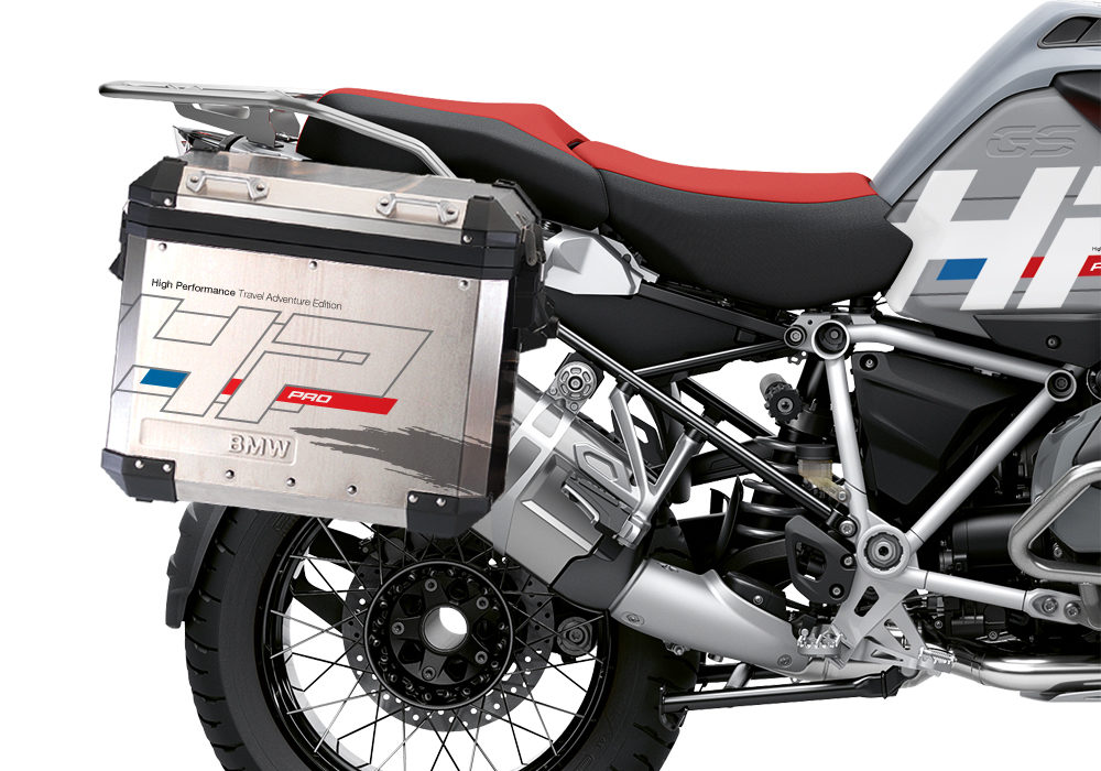 BKIT 3691 BMW R1250GS Adventure Ice Grey HP Edition Side Tank Fender Stickers with Panniers 03