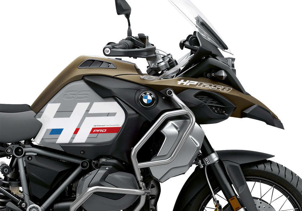 BKIT 3697 BMW R1250GS Adventure Style Exclusive HP Edition Side Tank Fender Stickers with Panniers 02