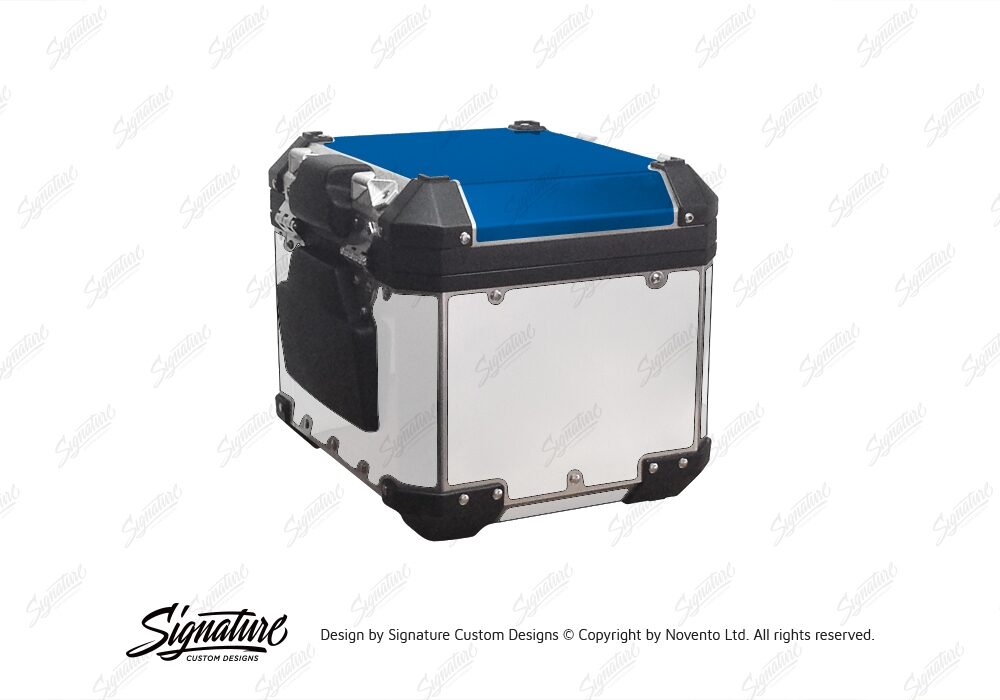 BPRF 3709 BMW GS Alluminium Top Box Protective Film with Heavy Duty Top 01 Blue