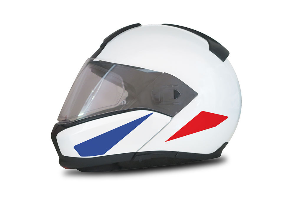 HEL 4014 BMW System 6 Helmet France Flag Stickers