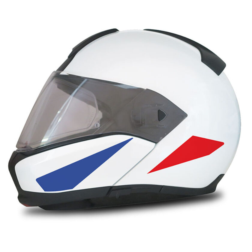 BMW System 6 Helmet (White) The Flag Series France Sticker