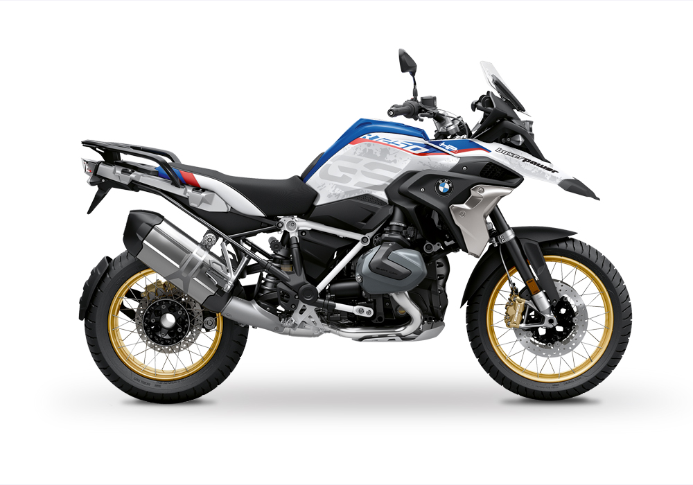 BKIT 3755 BMW R1250GS Style HP Splash Gray Stickers Kit 01