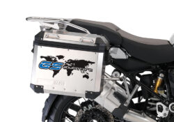 BSTI 3778 BMW GS Alluminium Panniers The World GS Adventure Stickers Cobalt Blue 02