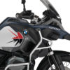BKIT 3799 BMW R1200GS LC Adventure Ocean Blue Spike V2 Red Black Stickers Kit 02