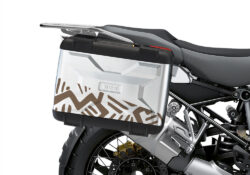 BKIT 3821 BMW Vario Panniers Massai Brown Metallic Stickers Kit 02