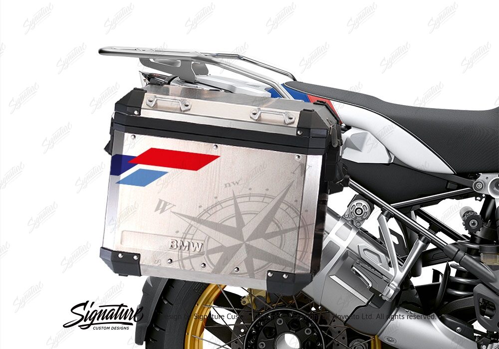 ΒΚΙΤ 3822 BMW Alluminium Panniers Compass V2 Stickers Kit 02