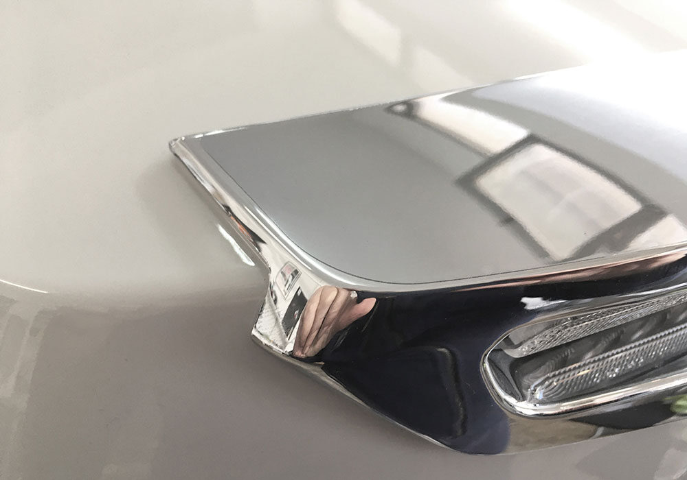 BMW R1200RT Top Box Chrome Panel Protective Film Signature Custom Designs