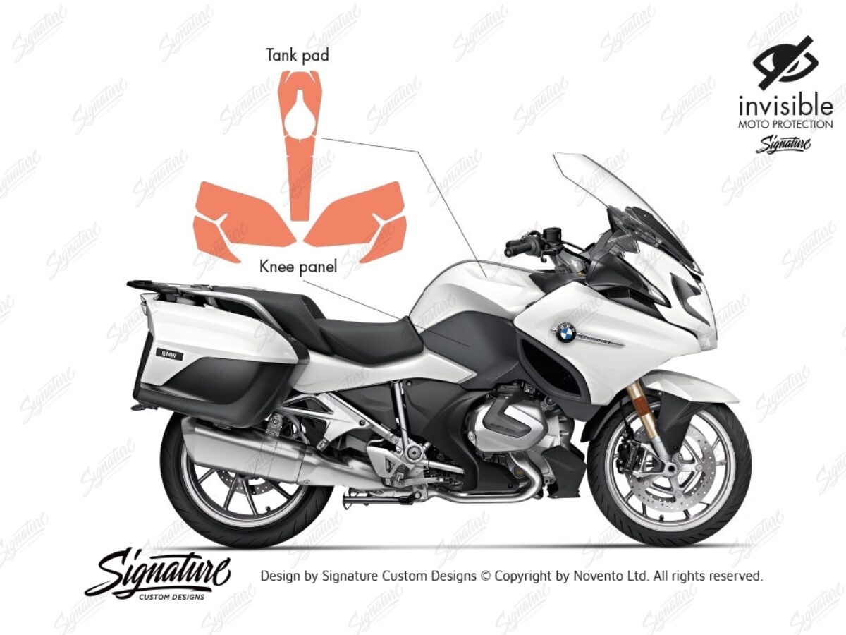 BMW R1250RT Tank Pad & Knee Panel Paint Protective Film