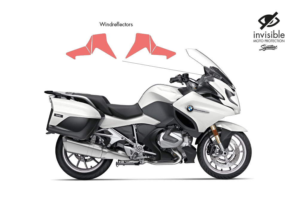 BMW R1200RT Wind Deflectors Protective Film Signature Custom Designs
