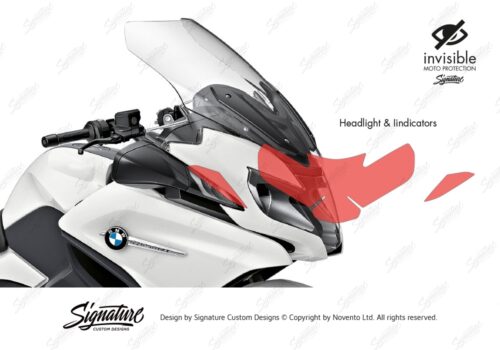 BMW R1250RT Headlight Protective Film - Signature Custom Designs