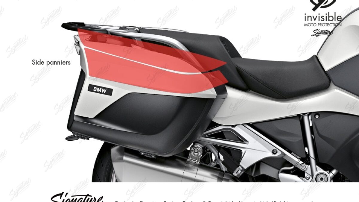 BMW R1250RT Side Panniers Protective Film - Signature Custom Designs